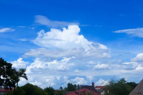 Blue sky background Foto stock