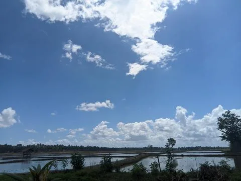 BLUE SKY BACKGROUND Foto stock