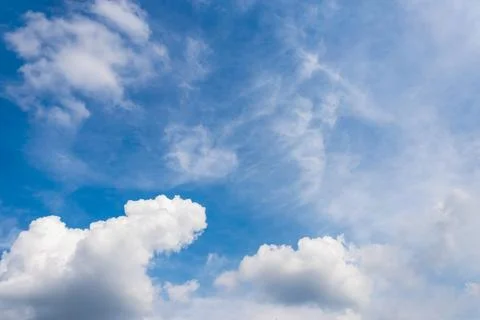 Blue sky background Stock Photos