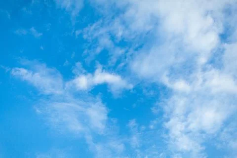Blue sky background summer time Foto stock