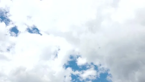 Blue sky background with tiny clouds, Sky blue background, background concept Stock Footage 160605232