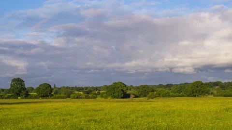 Blue sky background with a tiny clouds Stock Footage 196993895