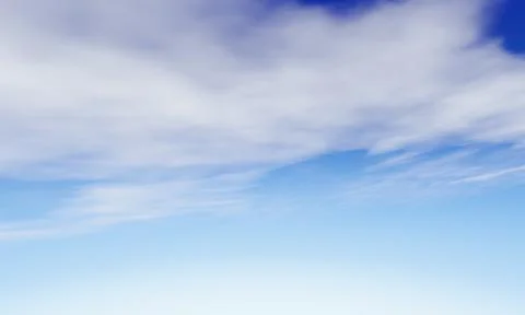 Blue sky background with a tiny clouds. Sunshine clouds sky during morning ba Stock Illustration