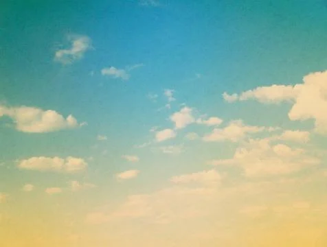 Blue sky background with tiny clouds Stock Photos