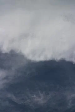 Blue sky background with tiny clouds Stock Photos