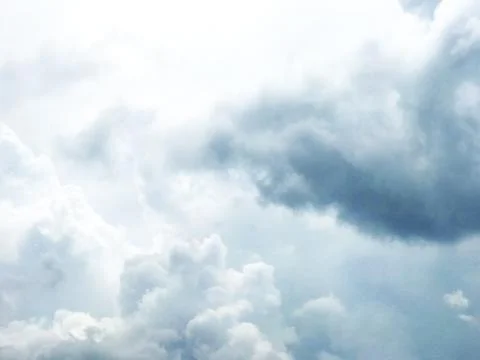Blue Sky Background Wallpaper with Clouds Foto stock