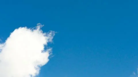 Blue sky background with white clouds. Stock Photos