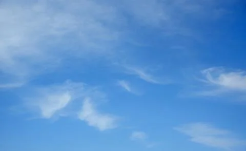 Blue sky background with white clouds Foto stock