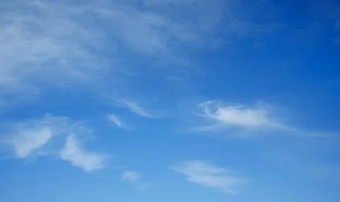 Blue sky background with white clouds Foto stock