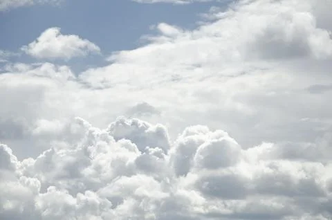  Blue sky background with white clouds. Natural sky background with white clouds Stock Photos