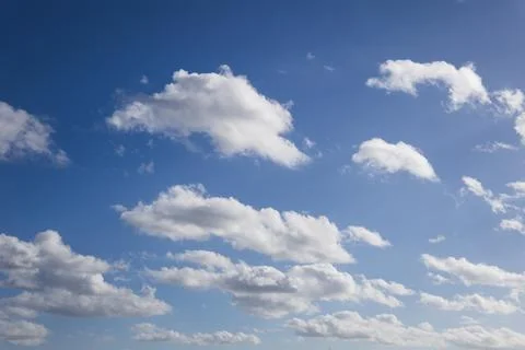 Blue sky background with white clouds.Sky clouds.Sky with white clouds. Stock Photos