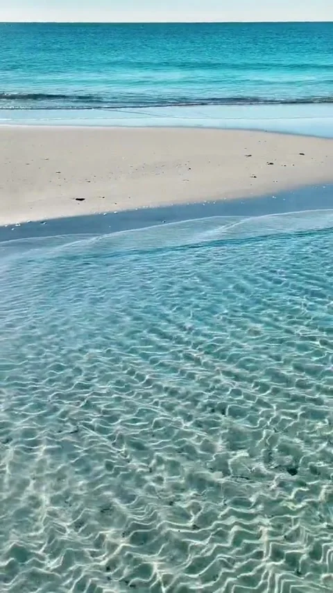 Blue sky beach view 動画素材 243855439