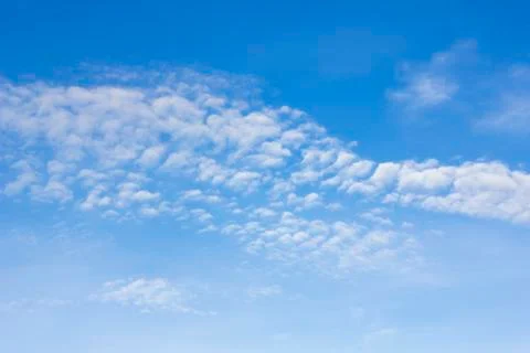 Blue sky with beautiful clouds Stock Photos