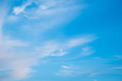 Blue sky with beautiful clouds Foto stock