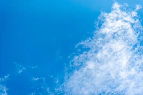 Blue sky with beautiful clouds. Stock Photos