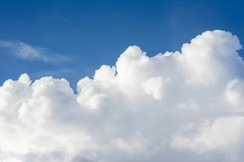 Blue sky with beautiful clouds Foto stock
