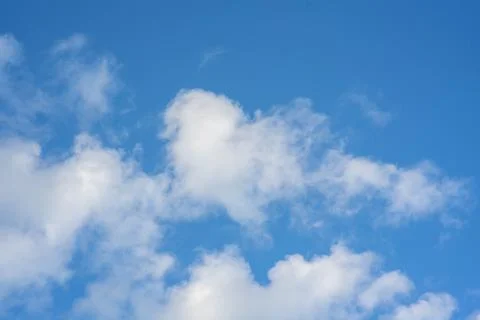 Blue sky with beautiful clouds Stock Photos