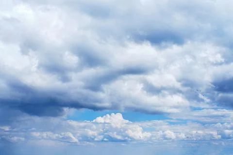 Blue sky with beautiful clouds Foto stock
