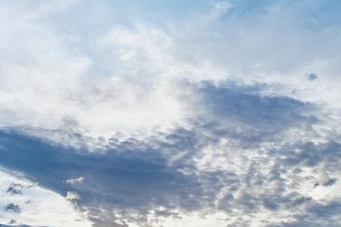 Blue sky with beautiful clouds 스톡 사진