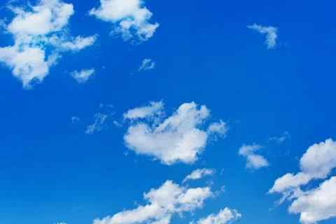 Blue sky with beautiful clouds Stock-Fotos