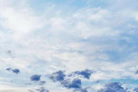 Blue sky with beautiful clouds Stock-Fotos