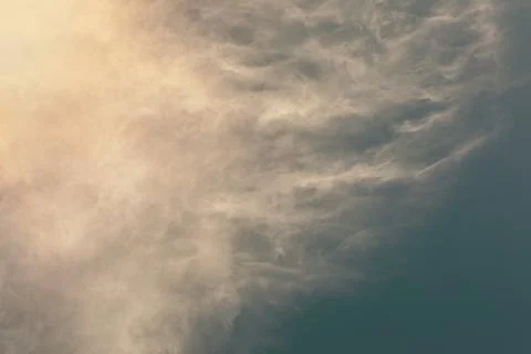 Blue sky with beautiful clouds. Stock Photos