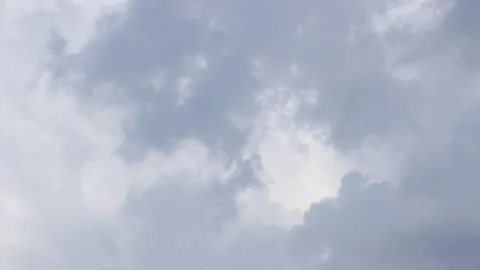 Blue Sky Big White Clouds Weather Background Stock Footage 108728581