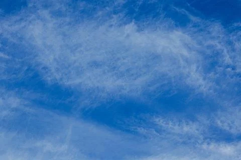 Blue Sky with Cirrus Clouds Stock-Fotos