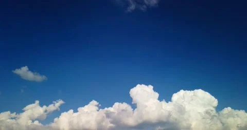 BLUE SKY CLEAR beautiful cloud space weather Video stock 138601556