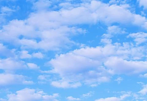 Blue sky close-up as a background Stock Photos