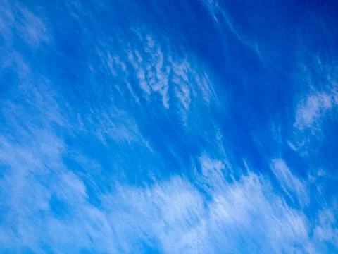 Blue sky cloud background design element Stock Photos
