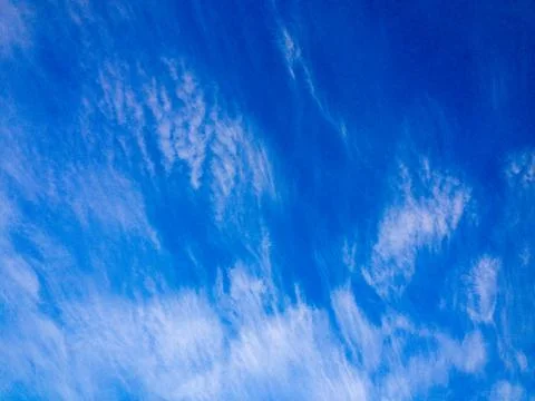 Blue sky cloud background design element Stock Photos