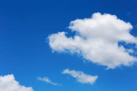 Blue sky with cloud background Stock Photos