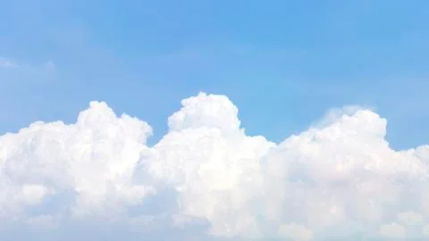 Blue Sky with Cloud Background Stock Photos