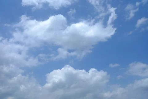 Blue Sky with Cloud Background. Foto stock