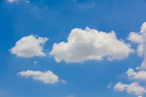 Blue sky cloud background Stock Photos