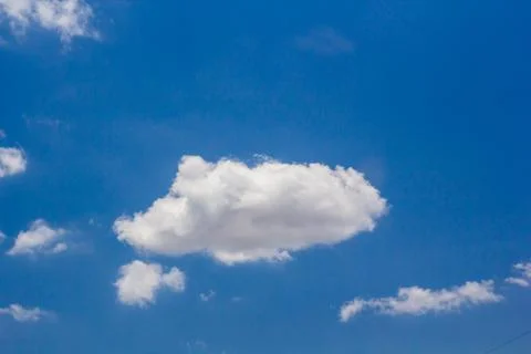 Blue sky cloud background Foto stock