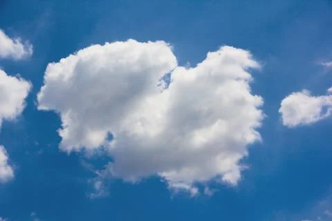 Blue sky cloud background Stock Photos