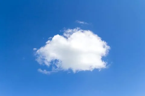 Blue sky with cloud background Stock Photos