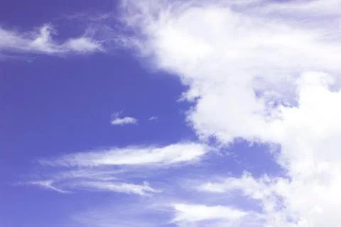 Blue sky cloud background texture beautiful vice and weather with 스톡 사진