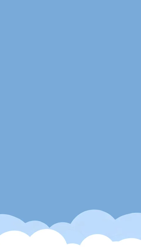 Blue Sky Cloud Border Background Animation Vídeo Stock 327837140