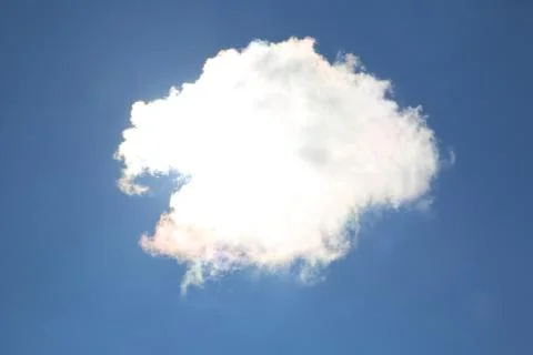 Blue sky with cloud closeup . Blue sky and clouds background material. Blue s 스톡 사진