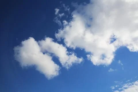 Blue sky with cloud closeup . Blue sky and clouds background material. Blue s Stock Photos