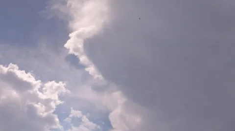 Blue sky with cloud closeup Stock Footage 48067831