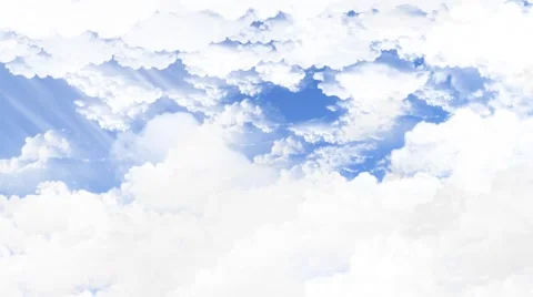 Blue sky with cloud closeup Stock Footage 49568190