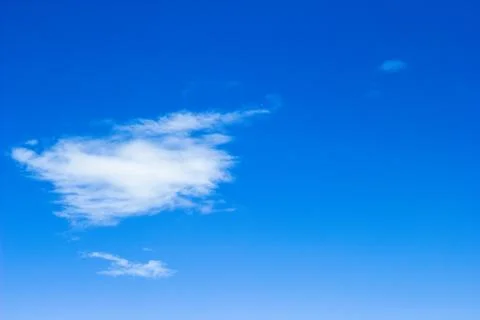 Blue sky with cloud closeup Stock Photos