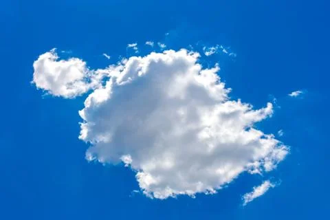 Blue sky with cloud closeup Fotos de archivo