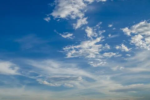 Blue sky with cloud closeup Stock-Fotos