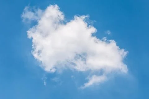 Blue sky with cloud closeup Stock Photos