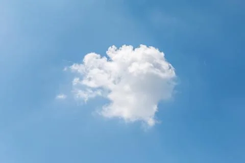 Blue sky with cloud closeup Stock Photos